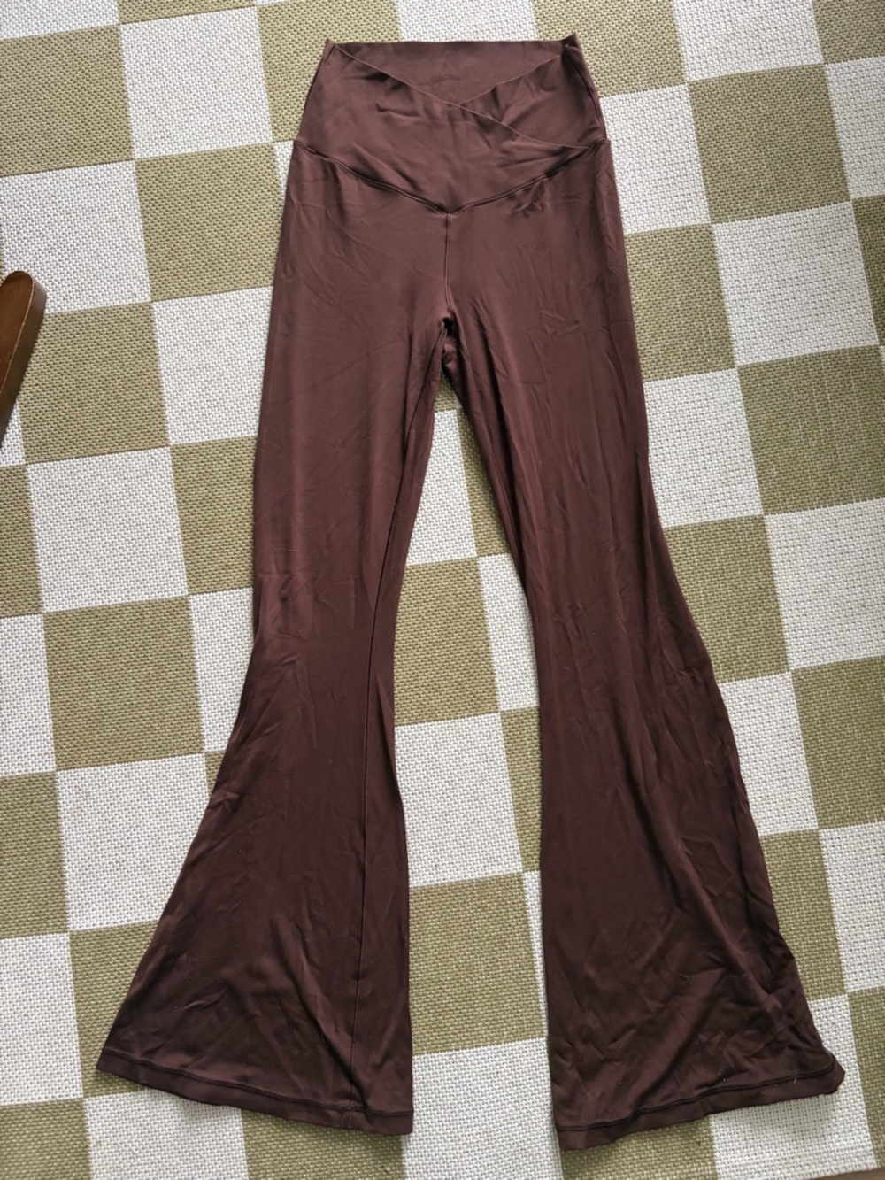 aerie Brown Boot Cut Flare Yoga Pants